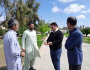 ببینید| بازدید عضو هیات مدیره شرکت بازآفرینی شهری ایران از حاشیه شهر زاهدان همزمان با نوروز و جنگ