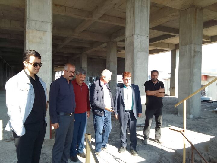 بازدید مدیرعامل سازمان مجری از پروژه بیمارستان ۱۶۰ تختخوابی نور
