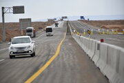 مراحل پایانی تکمیل و ایمن سازی بخشی از آزادراه حرم تا حرم در محدوده استان سمنان در جنگ رمضان