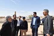 نظارت مدیرکل راه و شهرسازی استان سمنان بر روند ساخت پروژه های نهضت ملی مسکن در جنگ رمضان