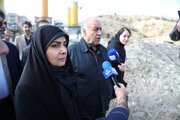 ببینید | بازدید وزیر راه و شهرسازی از محل بمباران بزرگ‌ترین پل اکسترادوز غرب آسیا در کرج