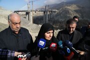 ببینید | بازدید وزیر راه و شهرسازی از محل بمباران بزرگ‌ترین پل اکسترادوز غرب آسیا در کرج