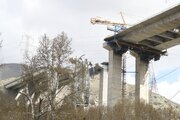 ببینید | بازدید وزیر راه و شهرسازی از محل بمباران بزرگ‌ترین پل اکسترادوز غرب آسیا در کرج