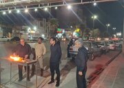 ببینید|  برپایی موکب شهدای اداره کل راه و شهرسازی سیستان و بلوچستان در بزرگداشت شهادت قائد امت و مسیر حرکت کاروان های خودرویی زاهدان
