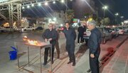 ببینید|  برپایی موکب شهدای اداره کل راه و شهرسازی سیستان و بلوچستان در بزرگداشت شهادت قائد امت و مسیر حرکت کاروان های خودرویی زاهدان