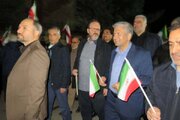 حضور مدیر کل راه و شهرسازی استان قزوین در تجمع شبانه