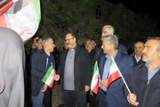 حضور مدیر کل راه و شهرسازی استان قزوین در تجمع شبانه