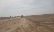 ببینید|تداوم عملیات آماده سازی سایت نهضت ملی مسکن محمدآباد سیستان در دوران جنگ رمضان برای ساخت ۱۲۰۰ واحد ویلایی