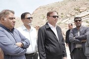 ببینید| بازدید استاندار بوشهر از پروژه محور دالکی - کنارتخته قطعه الف