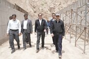 ببینید| بازدید استاندار بوشهر از پروژه محور دالکی - کنارتخته قطعه الف