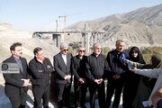 ببینید/ بازدید دکتر نیکزاد نایب رییس و دکتر کوچی رییس کمیسیون عمران مجلس شورای اسلامی از پل B1 در آزادراه شمالی کرج