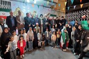 موکب «خادمان ولایت» در اداره کل راه و شهرسازی گلستان؛ جلوه‌ای از تکریم مقام دختر و یادبود دختران شهید