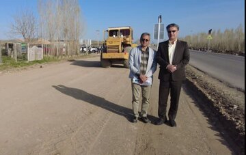 بازدید معاون ساخت شرکت مادر تخصصی ساخت و توسعه زیربناهای حمل و نقل کشور از کارگاه‌های راهسازی محورهای جنوب آذربایجان غربی