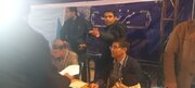برگزاری میز ارتباطات مردمی در میدان شهید بجنورد خراسان شمالی