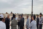 ببینید| بازدید معاون هماهنگی امور عمرانی استانداری بوشهر از عملیات اجرایی احداث بزرگراه دیر-بوشهر