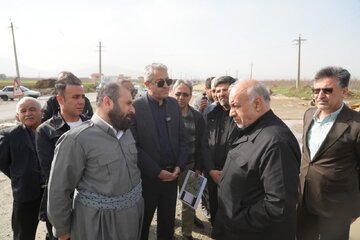 بازدید معاون وزیر راه و شهرسازی از روند اجرایی طرح راهسازی محور پیرانشهر - سردشت