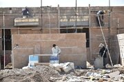 تداوم عملیات ساخت فاز دوم خانه های یک طبقه جایگزین مسکن مهر ناایمن سمنان