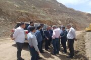 ببینید| بازدید مدیرکل ساخت و توسعه راههای منطقه جنوب کشور از قطعات (الف) و (ب) محور کنارتخته - دالکی