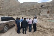 ببینید| بازدید مدیرکل ساخت و توسعه راههای منطقه جنوب کشور از قطعات (الف) و (ب) محور کنارتخته - دالکی