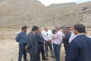 ببینید| بازدید مدیرکل ساخت و توسعه راههای منطقه جنوب کشور از قطعات (الف) و (ب) محور کنارتخته - دالکی