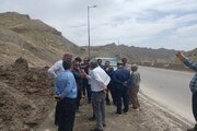 ببینید| بازدید مدیرکل ساخت و توسعه راههای منطقه جنوب کشور از قطعات (الف) و (ب) محور کنارتخته - دالکی