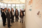 گزارش تصویری از آیین راه اندازی و بازگشایی خانه آفرینش‌های شهری در بنای تاریخی وارطان و بازدید از گالری‌ها، کتابخانه و مرکز اسناد خانه آفرینش‌های شهری