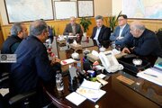 ببینید| دیدار مهندس بازوند معاون وزیر راه و شهرسازی و مدیرعامل شرکت ساخت و توسعه با دکتر رضایی کوچی، رییس کمیسیون عمران مجلس شورای اسلامی و دکتر فروردین، نماینده مردم شهرستان‌های فیروزآباد، قیر و کارزین و فراشبند در مجلس شورای اسلامی با هدف بررسی آخرین وضعیت اجرایی پروژه‌های حوزه انتخابیه