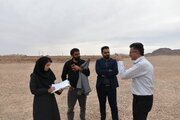 نظارت نماینده سازمان ملی زمین و مسکن بر آماده سازی اراضی نهضت ملی مسکن مرکز و غرب استان سمنان