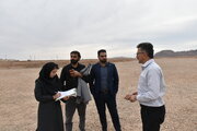 نظارت نماینده سازمان ملی زمین و مسکن بر آماده سازی اراضی نهضت ملی مسکن مرکز و غرب استان سمنان