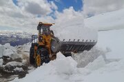 گزارش تصویری // بازگشایی و برف‌روبی محورهای مرزی بخش قطور در شهرستان خوی