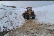 گزارش تصویری // بازگشایی و برف‌روبی محورهای مرزی بخش قطور در شهرستان خوی