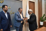 آیین اعطای اعتبارنامه به اعضای منتخب هیئت مدیره نظام کاردانی ساختمان استان سمنان