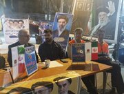 ببینید | برپایی میز خدمت اداره کل راهداری و حمل ونقل جاده ای سیستان و بلوچستان در اجتماع مردمی شهرستان زاهدان‌