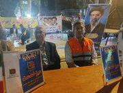 ببینید | برپایی میز خدمت اداره کل راهداری و حمل ونقل جاده ای سیستان و بلوچستان در اجتماع مردمی شهرستان زاهدان‌
