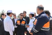 ببینید|بازدید میدانی مدیرکل راهداری و حمل و نقل جاده‌ای و رییس پلیس راه استان البرز از رمپ های ورودی و خروجی آزاد راه تهران کرج قزوین