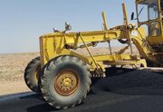 اجرای عملیات روکش آسفالت در محور سه راهی راهداران - خوسف