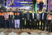 ببینید | حضور مدیرکل راهداری و حمل ونقل جاده ای  سیستان و بلوچستان به همراه راهداران در تجمعات مردمی اقتدار