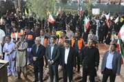 ببینید | حضور مدیرکل راهداری و حمل ونقل جاده ای  سیستان و بلوچستان به همراه راهداران در تجمعات مردمی اقتدار