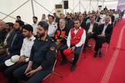 ببینید | آیین افتتاح ۱۲ کیلومتر از آزادراه کمربندی غربی قم با حضور وزیر راه و شهرسازی