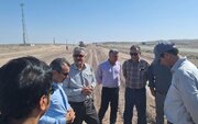 ببینید| بازدید معاون عمرانی استاندار و مدیر کل راه و شهرسازی سیستان و بلوچستان از عملیات ساخت بزرگراه در محور زاهدان- بم