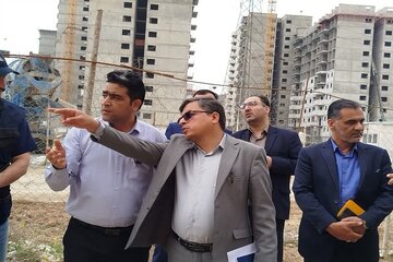 بازدید بازرس‌کل استان مرکزی از پروژه ۸۱۱۲ واحدی نهضت ملی مسکن اراک