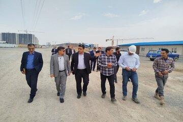 بازدید بازرس‌کل استان مرکزی از پروژه ۸۱۱۲ واحدی نهضت ملی مسکن اراک