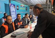 ببینید| برپایی میز ارتباط مردمی اداره‌کل راهداری و حمل‌ونقل جاده‌ای خراسان جنوبی در حاشیه اجتماعات مردمی