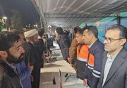 ببینید| برپایی میز ارتباط مردمی اداره‌کل راهداری و حمل‌ونقل جاده‌ای خراسان جنوبی در حاشیه اجتماعات مردمی