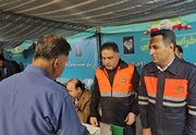 ببینید| برپایی میز ارتباط مردمی اداره‌کل راهداری و حمل‌ونقل جاده‌ای خراسان جنوبی در حاشیه اجتماعات مردمی