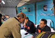 ببینید| برپایی میز ارتباط مردمی اداره‌کل راهداری و حمل‌ونقل جاده‌ای خراسان جنوبی در حاشیه اجتماعات مردمی