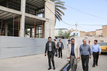 : بازدید دکتر گلپایگانی معاون وزیر و مدیرعامل شرکت بازآفرینی شهری ایران از پروژه بازآفرینی شهری مجتمع فرهنگی گلکوب شیراز