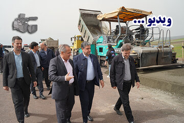 ویدئو: بازدید میدانی مسعود امامی یگانه استاندار اردبیل و هیئت همراه با همراهی مدیرکل راه و شهرسازی استان اردبیل از پروژه‌های توسعه بزرگراهی در محور اردبیل - سرچم