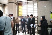 بازدید معاون حقوق عامه دادستان قزوین از میز خدمت اداره‌کل راه و شهرسازی استان قزوین