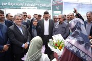 آیین افتتاح 36 کیلومتر از آزادراه حرم تا حرم با حضور وزیر راه و شهرسازی